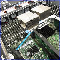 Dell PowerEdge R710 2.5 Server 2x2.26GHz Quad Core 72GB RAM PERC6i 2PS+ 4 Trays