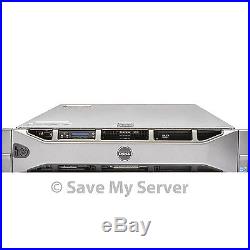 Dell PowerEdge R710 8-Core 2.5 Server 32GB RAM PERC6i iDRAC6 + 2 Trays