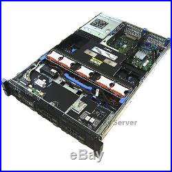 Dell PowerEdge R710 8-Core 3.5 Server 48GB RAM PERC6i iDRAC6 + 2 Trays