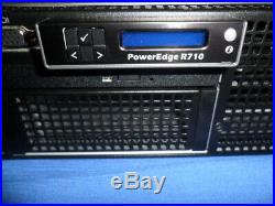 Dell PowerEdge R710 Server 2 L5630 Procs H700 RAID Card Dual Pwr No Mem