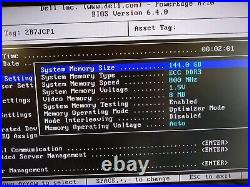 Dell PowerEdge R710Xeon X5680 144GB memory 2x 73GB 15K Drives. Guaranteed Works