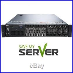 Dell PowerEdge R720 Server 2x E5-2620 2.0GHz 6-Core 96GB RAM H310 2x PSU