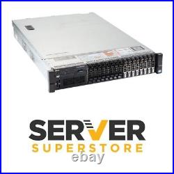 Dell PowerEdge R720 Server 2x E5-2650 V2 = 16 Cores 128GB H710 4x trays