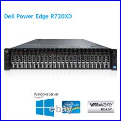 Dell PowerEdge R720XD 2 x E5-2650 v2 8 Core 2.6Ghz 64GB RAM H710 26 x CADDY