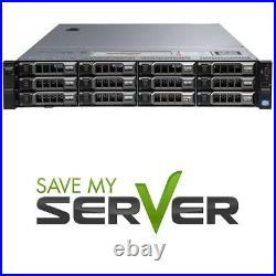 Dell PowerEdge R720XD Server 2x 2.70GHz 16 Cores 96GB RAM H710 iDRAC7 2x Trays