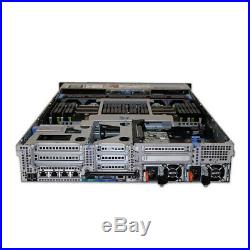 Dell PowerEdge R820 Server 4x E5-4620 2.2GHz 8C 64GB 8x Trays H710 Enterprise