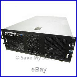 Dell PowerEdge R900 2.5 Server 4x2.93GHz Quad Core X7350 64GB PERC6i + 2 Trays