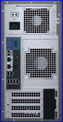 Dell PowerEdge T130 Server 1x E3-1220v5 3.0GHz 4-Core 8GB 1x 2TB 7.2K H730