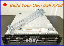 Dell R720 Server 8x3.5 Barebone System with H710 Raid, Rail, 2x750W Power Supply