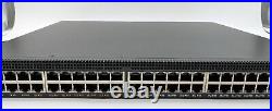 Dell X-Series X1052P 52-Port Managed PoE Gigabit Switch Working & Power Cord