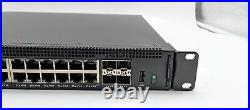 Dell X-Series X1052P 52-Port Managed PoE Gigabit Switch Working & Power Cord