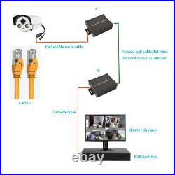 Ethernet over Twisted Pair Extender Converter up 2Km, 1080p HD Network IP Camera