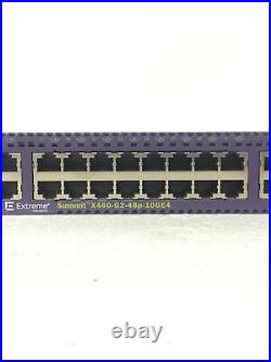 Extreme Networks Summit X460-G2-48P-10GE4-Base Switch withX460-G2 Vim-2Ss Module