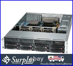 FREENAS 2U 8 Bay Server 2x E5-2630 V1 6 Core 64GB RAM X9DR3-LN4F+ Supermicro