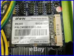 Firewall Server DT-H81DL mini ITX Motherboard 12v DC 16GB Core i3-4130T 64GB SSD