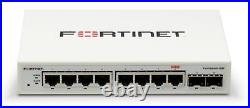 Fortinet FS-108F FortiSwitch 108F Switch 8 Ports New Sealed