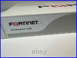 Fortinet FortiAnalyzer 100C FAZ-100C Network Security Appliance Withac