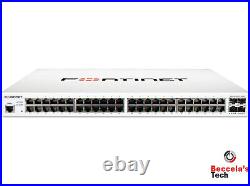 Fortinet FortiSwitch Switch 48-Ports Managed Rack Mountable P/N FS-148E