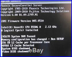 Fujitsu Primergy TX200 S6 2x Xeon QC 2,13 Ghz 24GB Ram 2x 1TB SATA Win2K8SR2 Liz