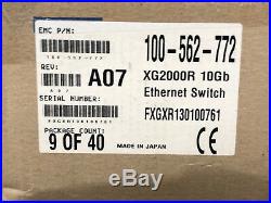 Fujitsu XG2000R 20 Port 10G XFP ENET Switch PD-XG2040FC 100-562-772
