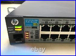HP J9772A 2530-48G-PoE+ 4 SFP PORTS ETHERNET SWITCH With RACK EARS J9772-60301