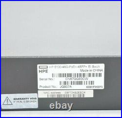 HP JG937A Switch 48-Port PoE+ Gigabit 5130-48G-PoE+-4SFP+ Ei Switch 4x SFP+