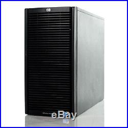 HP ML350 G6 Tower Workstation Intel X5570 Quad Core 2.93GHz 32GB 4x 300GB P410i