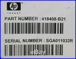 HP MSA60 Modular Smart Array 2U 12 SATA Bays 1x SAS I/O Module 399049-001