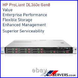 HP ProLiant DL360e Generation 8 (Gen8) 1u Rack Server Database server