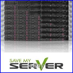 HP ProLiant DL360p G8 Server 2.50GHz 20-Cores 256GB RAM 2x 146GB Rails