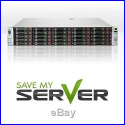 HP ProLiant DL380p G8 Server 2x E5-2640 2.5GHz 6-Core 32GB RAM 12 + Trays