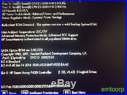 HP Proliant DL380p G8 2x 8-Core 2.9GHz E5-2690 192GB RAM P420i 2x 750W+Rails