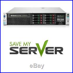 HP Proliant DL380p G8 Server 2x E5-2650 16 Cores 24GB RAM P420 2x Trays