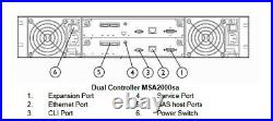 HP StorageWorks MSA 2012SA AJ753A 12-Bay 2U 3.5 LFF SAS Dual Controllers AJ754A