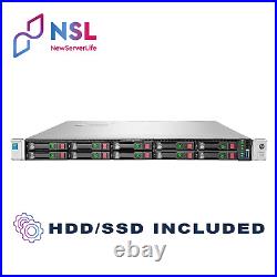 HPE DL360 Gen9 10SFF 2x E5-2650v4 2.2GHz 24C 128GB P440AR 2x 800GB SSD 4xRJ45