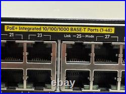 HPE HP ARUBA J9772A 2530-48G PoE+ 48 Port 1U R/M Ethernet Switch J9772-60301