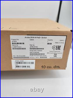 HPE J9780A -NEW IN UNOPENED BOX- 2530 Series 2530-8-PoE