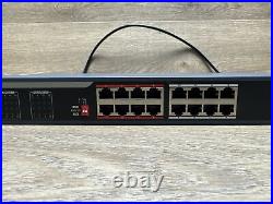 Hikvision DS-3E0318P-E Unmanaged Ethernet 16 PoE Switch 100Mbps Network Access