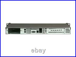 IStarUSA D-118V2-ITX Black Metal / Aluminum 1U Rackmount Compact Server Chassis