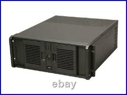IStarUSA D-407PL Black Steel 4U Rackmount Compact Stylish Server Case