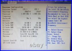 Intel System Sever 2u Rack 64gb 2 Xeon E5-2603 Processors 1.800 Ghz R2308gl4gs