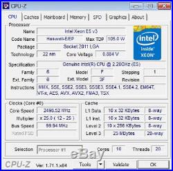 Intel Xeon E5-2650 v3 ES QEYN 2.2GHz 10C LGA2011-3 Compatible X99 i7-6850K 6900K