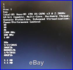 Intel Xeon E5-2696V3 2.3GHz 18-Core 45MB Cache 145W Processor ES