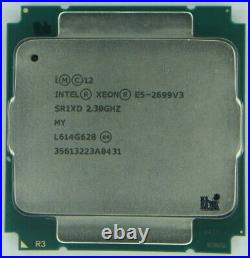 Intel Xeon E5-2699 v3 SR1XD 2.3GHz 18-Core LGA2011-3 Processor withGrease