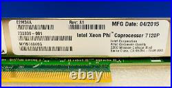 Intel Xeon Phi Coprocessor 7120P 61-Core 16GB RAM E2M34A Intel 7120P Dell 01K9F2
