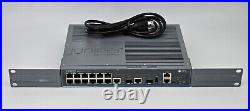 Juniper Networks EX2200-C-12P-2G Gigabit Ethernet Managed Switch with Rack Mounts