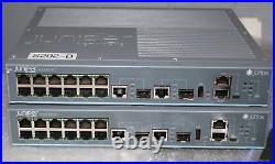 LOT OF 2 Juniper Networks EX2200-C-12T-2G 12 Port Gigabit Switch, PRE-OWNED