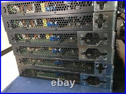 LOT OF 6 HP J9772A 2530-48G-PoE+ 4 SFP PORTS SWITCH With RACK EARS J9772-60301