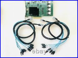 LSI OEM 9201-16i 6Gbps 16P SAS HBA P19 IT Mode ZFS FreeNAS unRAID 4 Cable SATA