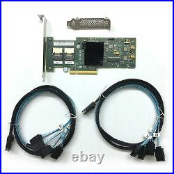 LSI SAS 9210-8i 8-port 6Gb/s PCIe x8 HBA RAID + SAS SFF-8087 to 4x SATA Cable